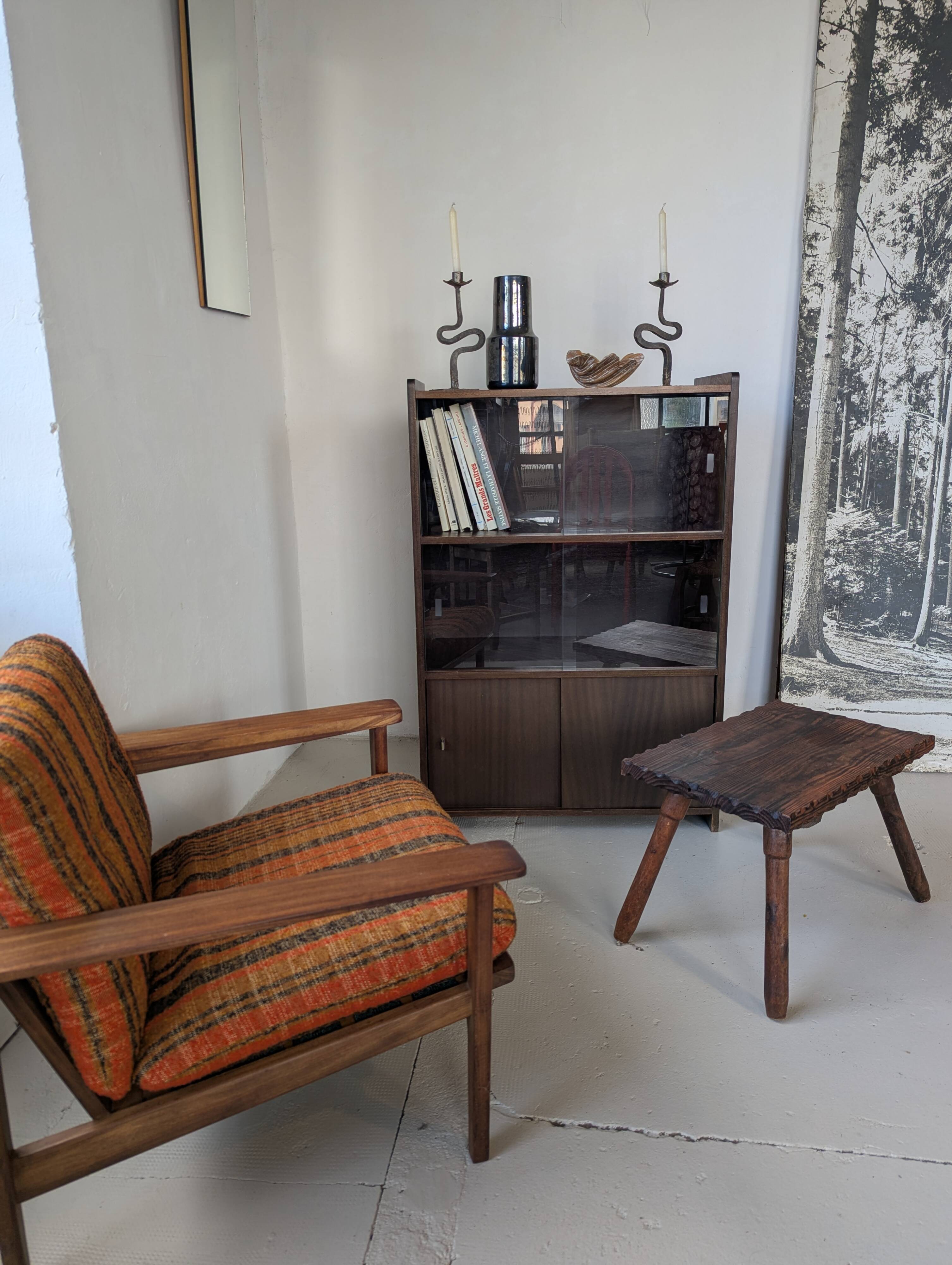 Bibliothèque , vitrine vintage