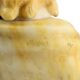 Alabaster Marble Bust Christ Sacred Heart Antique 1920 Signed 32cm