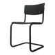 Black Vintage German Cantilever Chair S43 by Mart Stam for Thonet