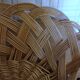 Large vintage woven wicker basket