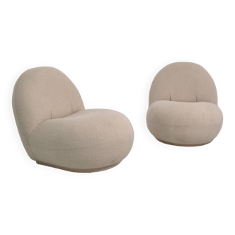 Pair of curled chairs