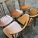 Set of 6 Baumann bistro chairs
