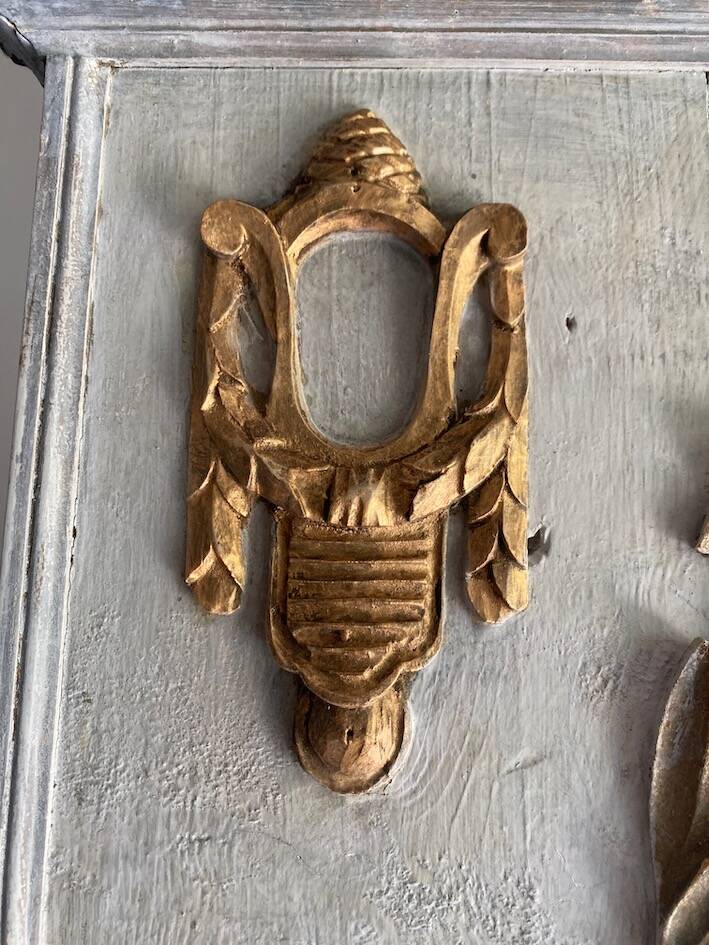 19th-century trumeau mirror