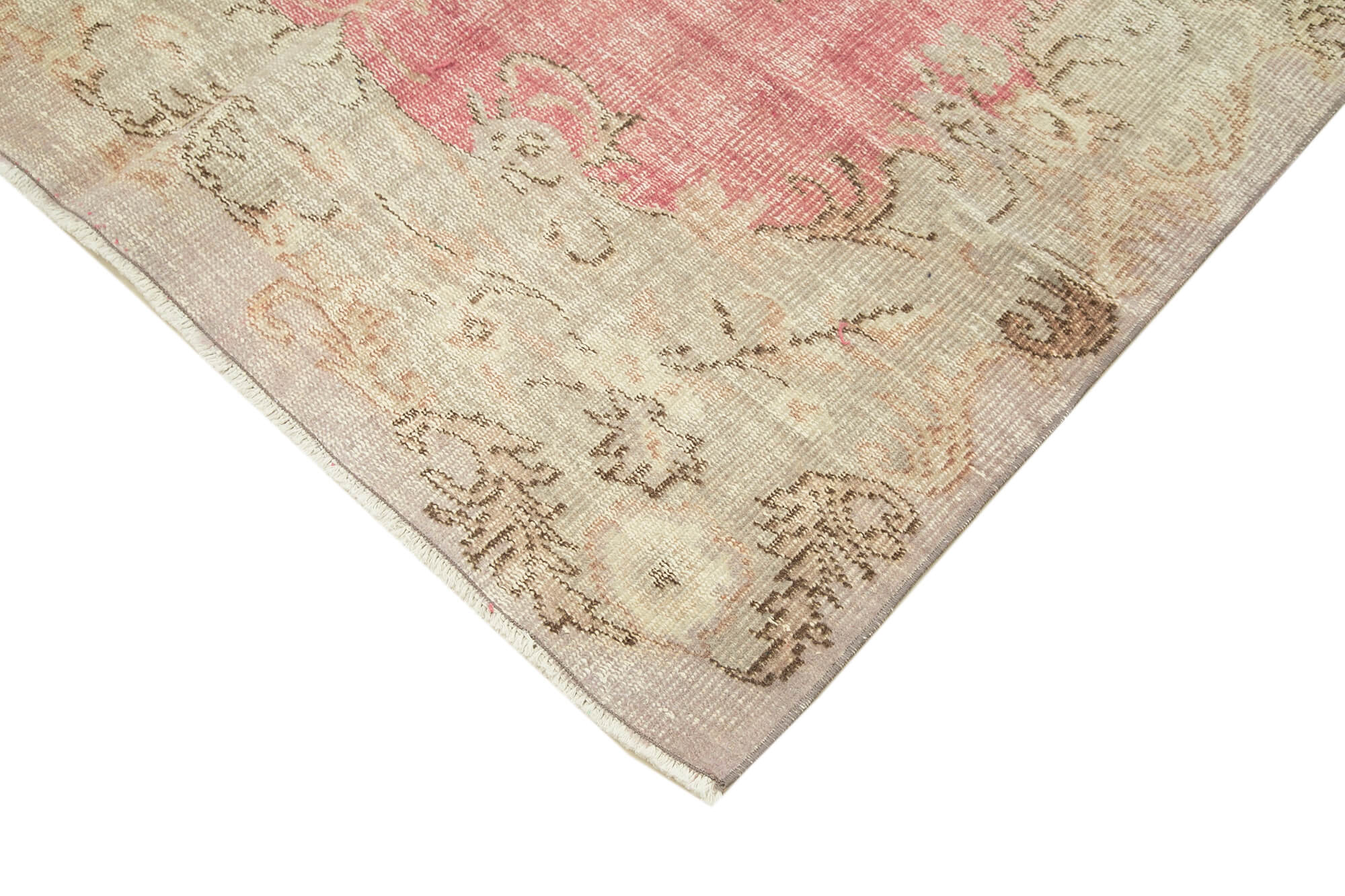 Tapis beige anatolien unique tissé à la main 147 cm x 231 cm - 38882