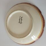 Coupe à fruits Henriot Quimper à motif floral stylisé