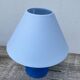 Lampe en verre bleu 1990