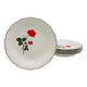 6 Vintage deep plates. Digoin & Sarreguemines, Sevigné model.