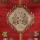 Tapis Kula ancien en laine, gros nœud, Turquie, 75 x 47 In