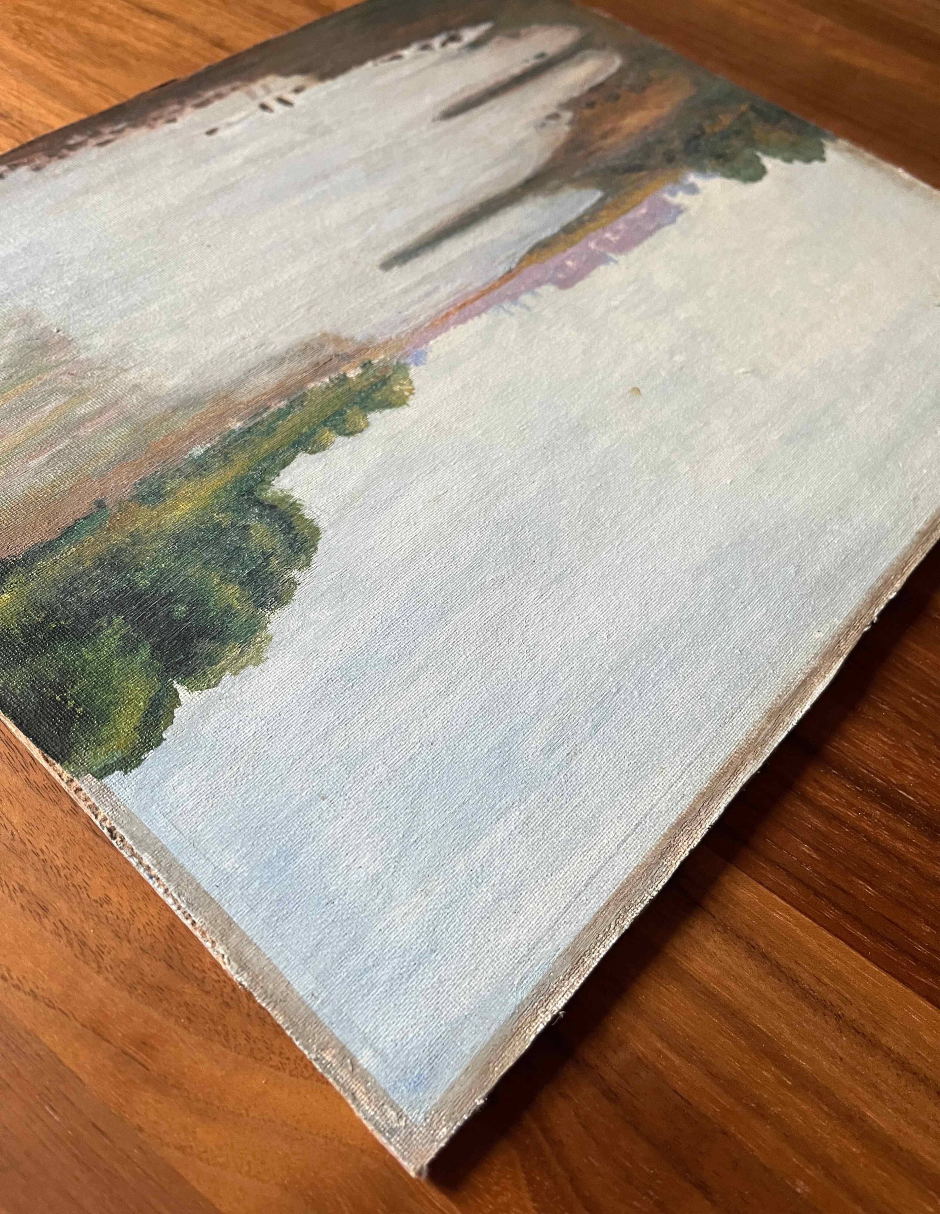 Tableau HST/P "Paysage lacustre"