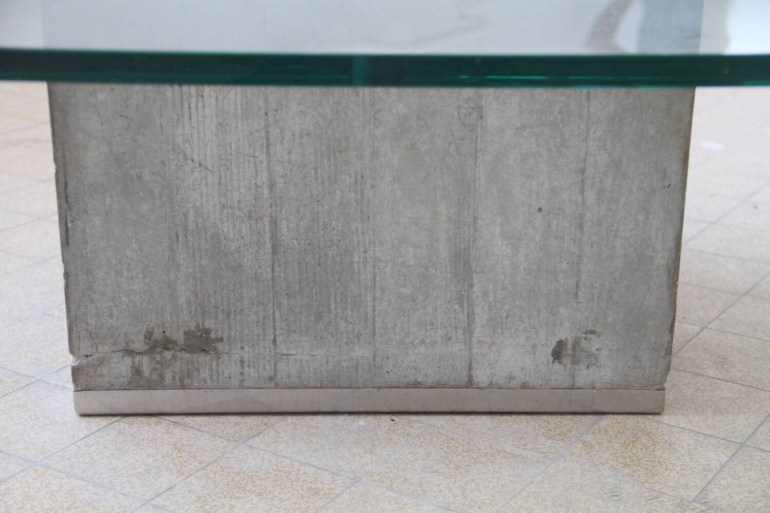 Table basse verre saporiti 1970