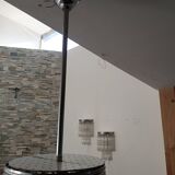 Set of Murano glass light fixtures by Venini 1970s