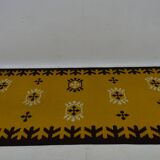 Midcentury design geometric rug / carpet, 1970s / Czechoslovakia