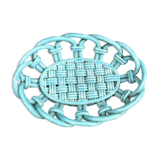 Old twisted ceramic fruit cup