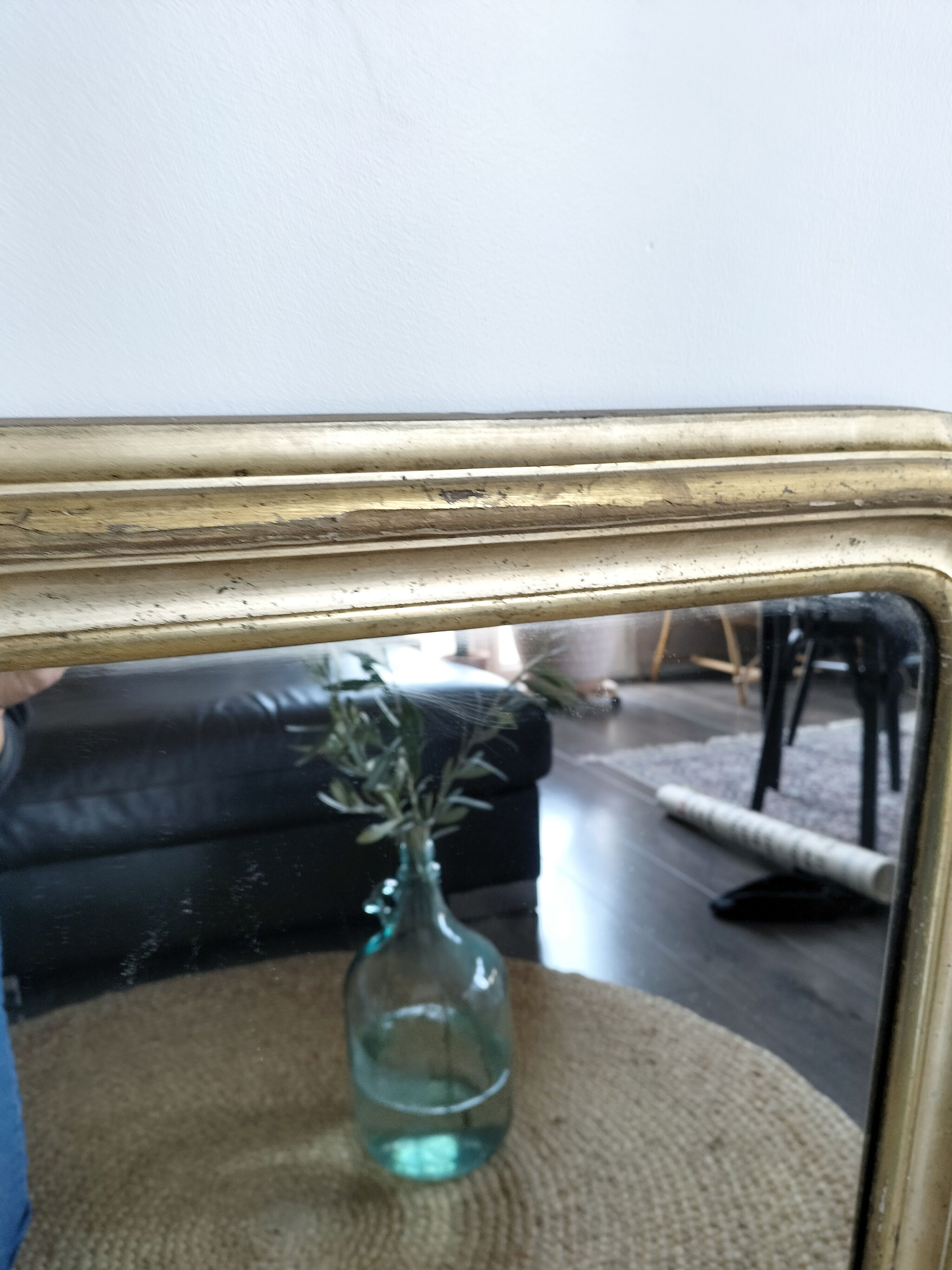 Gilded Louis Philippe mirror