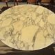 Round tulip dining table Knoll – marble top