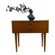 Danish teak nightstand with two drawers, 1960