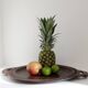 Carved wooden tray