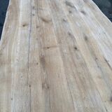 Restored 19th-century monastery dining table in solid oak, 220cm