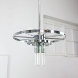 Mid-Century Italian Crystal Teardrop Chandelier, 1960s
