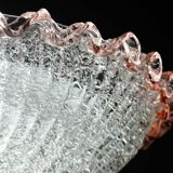 Charming Italian pink Murano glass ceiling fixture, Murano, 1970