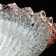 Charming Italian pink Murano glass ceiling fixture, Murano, 1970