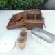 Vintage picnic basket