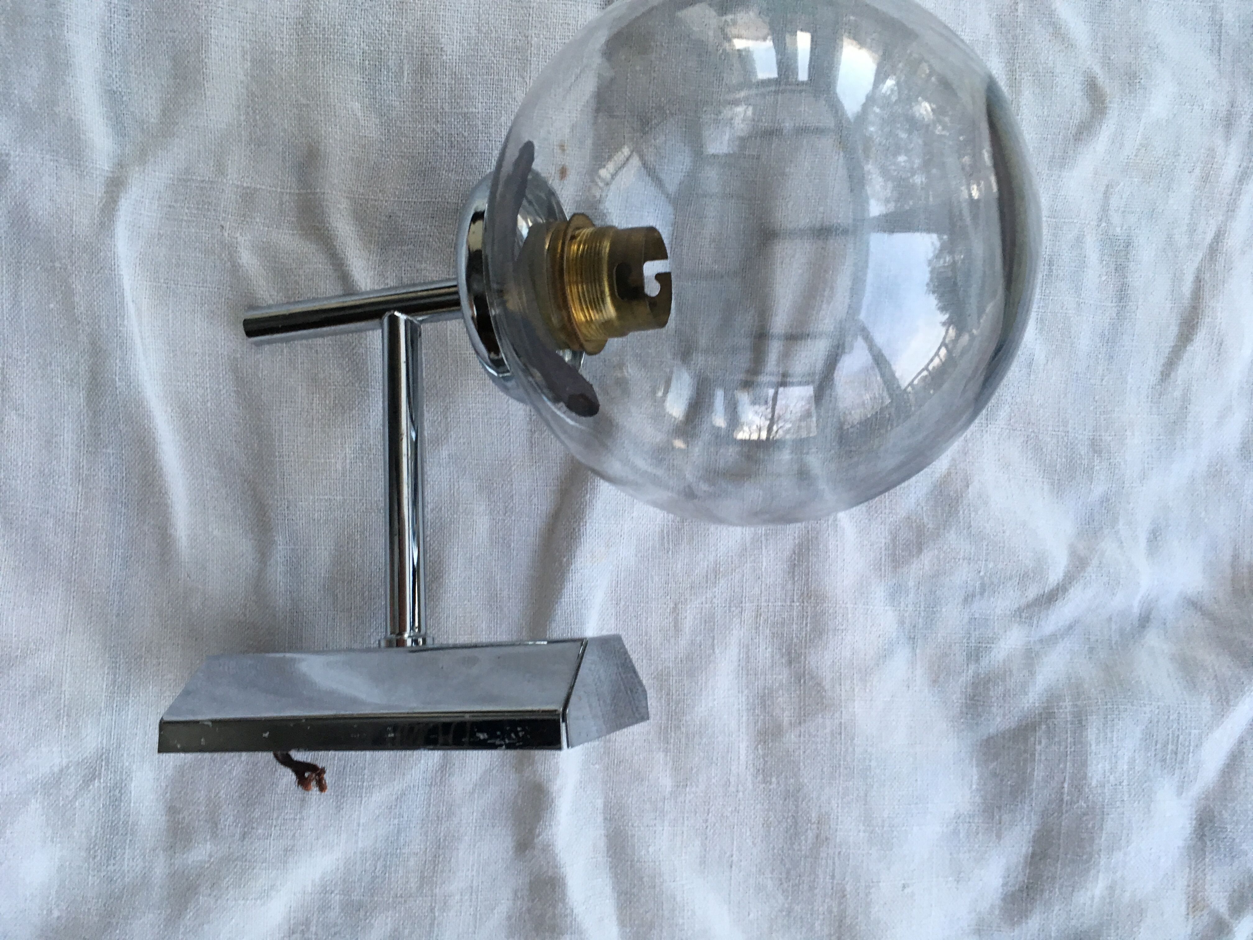 Globe vintage wall light