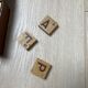 Old wooden Scrabble