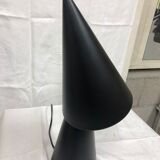Black double cone lamp