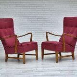 1970s, Scandinavian chairr, original very good condition, ash wood.