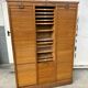 Triple oak curtain binder early xxth curtain Scholz Star Paris