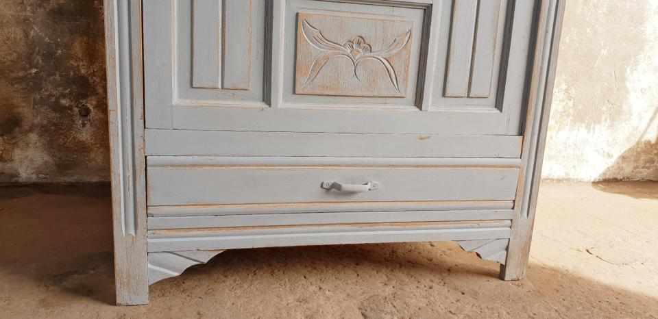 Art-deco style glazed cabinet