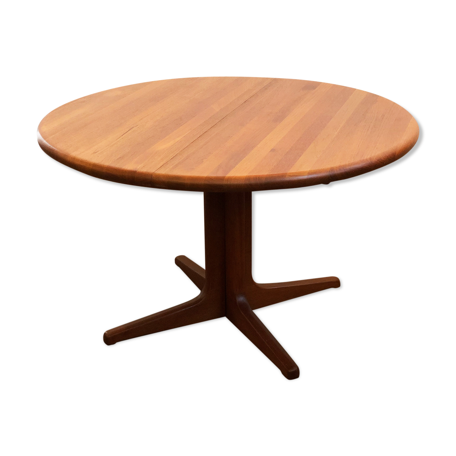 Danish mid-century modern extendable teak dining table, 1960s