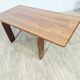 Table basse en teck massif danois / Style Mid-Century Modern / Années 1970.