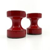 2 Steuler ceramic candle holders • Design Cari Zalloni • Circa 60-70