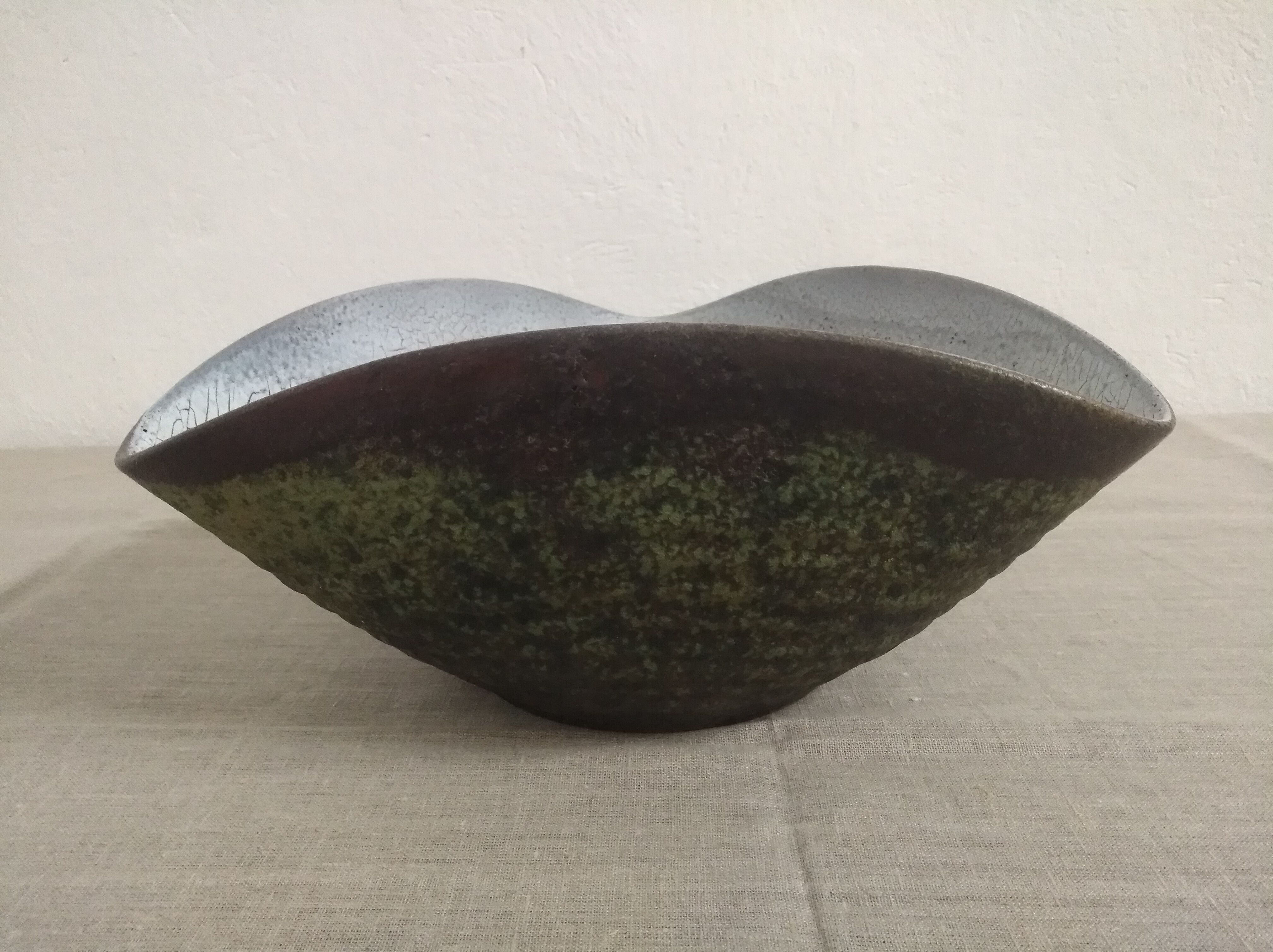 Ceramic salad bowl from the 60s and 70s
