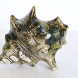 Kitsch ashtray, ceramics, shell shape, 50s