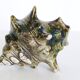 Kitsch ashtray, ceramics, shell shape, 50s