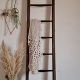 Old wooden farm ladder