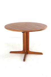 Table à manger extensible Silkeborg Round 1x - design danois en teck