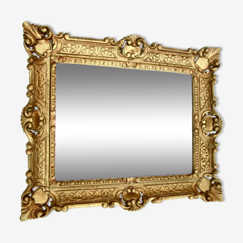 Miroir de style florentin 56x45,5cm, cadre doré