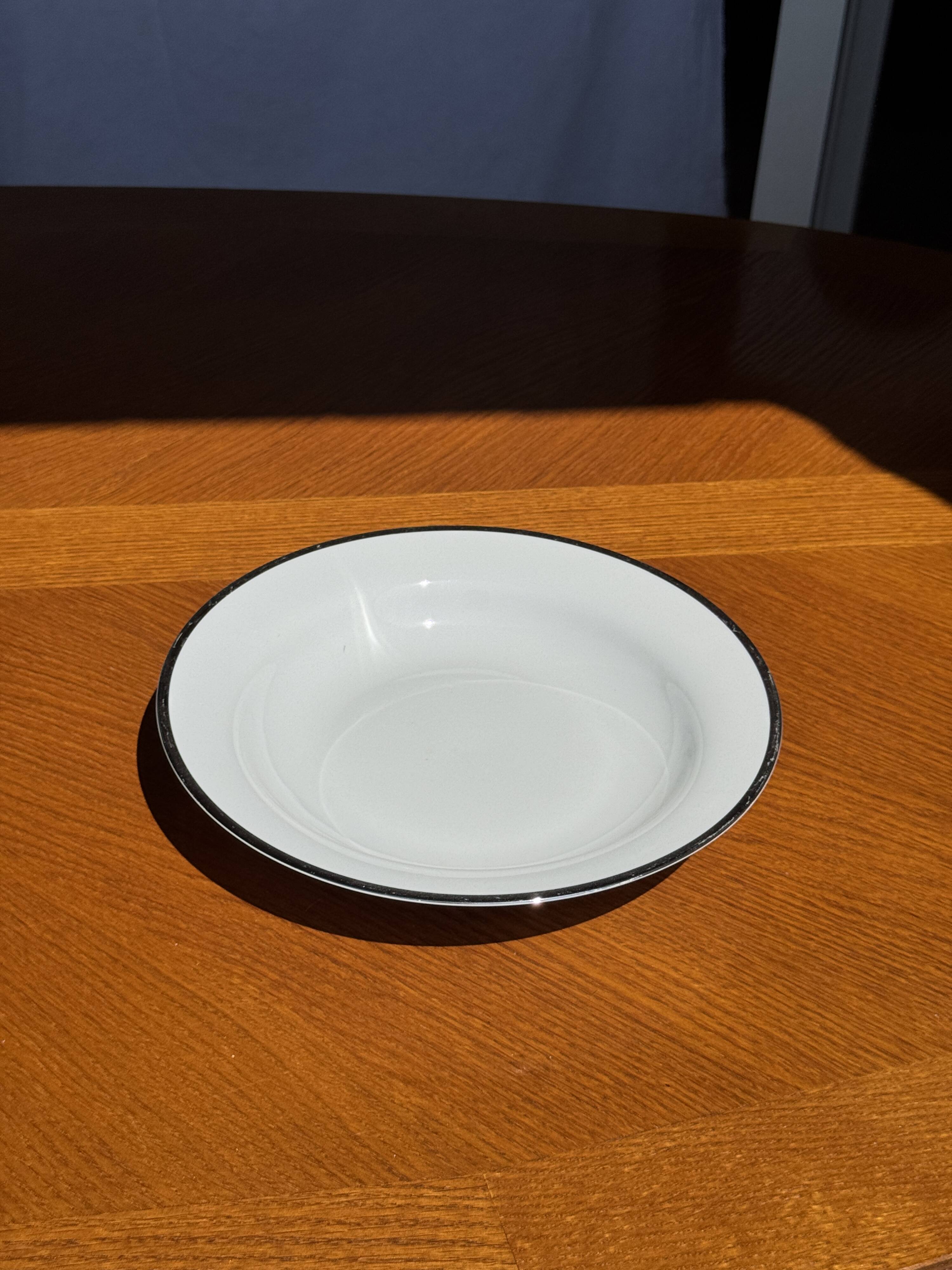 German porcelain service Winterling Marktleuthen Bavaria white