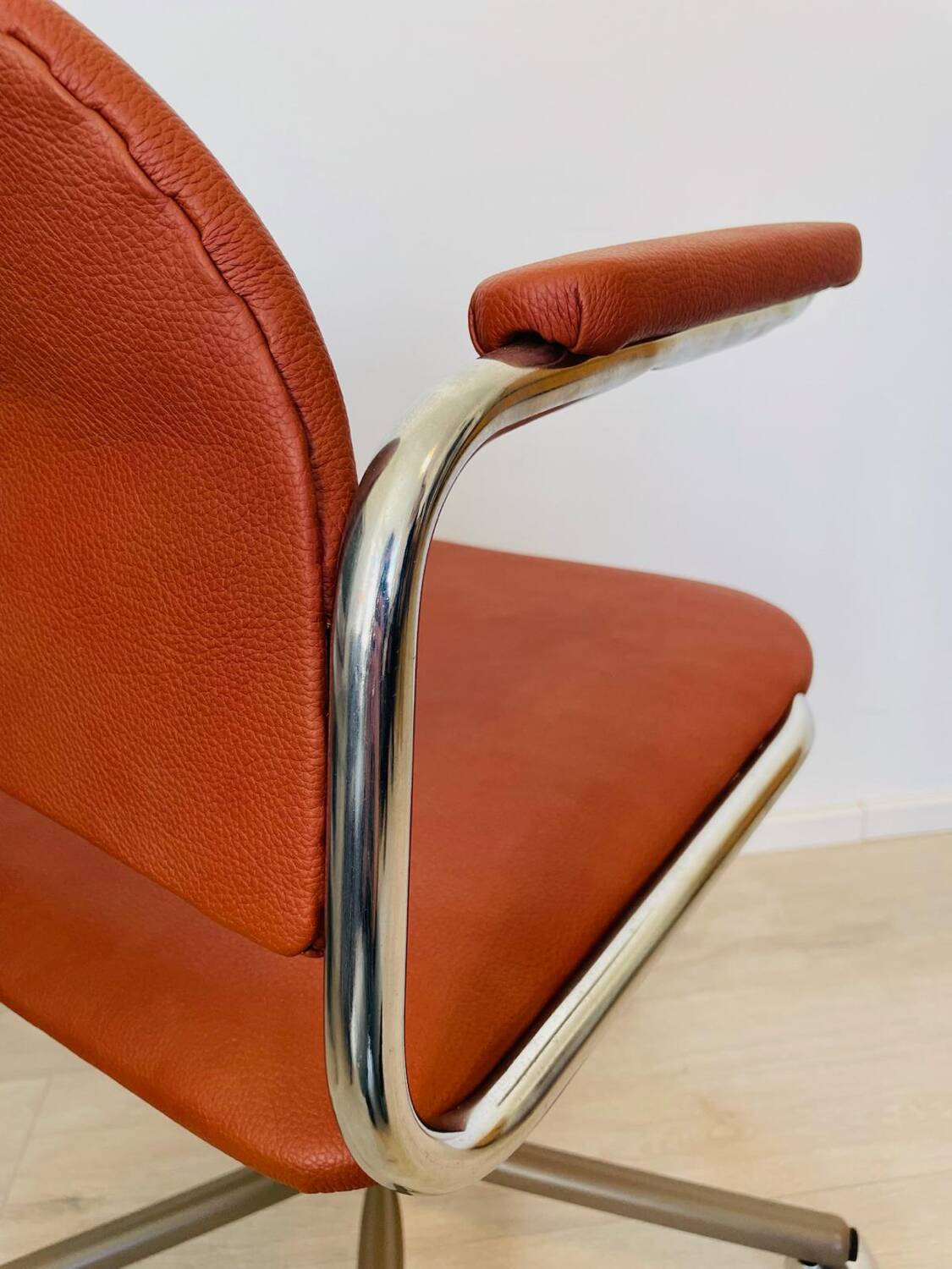 Fully Restored Kovona Burgundy Office Chair from Czechoslovakia 1979’s