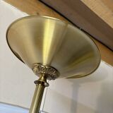 Lampadaire, torchère en laiton à décor néoclassique, style Empire