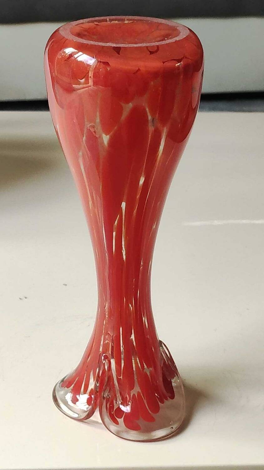Murano style floral vase