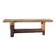Carpenter's workbench in old solid oak - 2m50