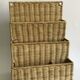 Woven wicker sorter