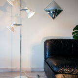 Floor lamp with 3 white adjustable spots, 1970-80