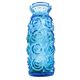 Roses vase mid-century modern, glass, Poland, 1970s
