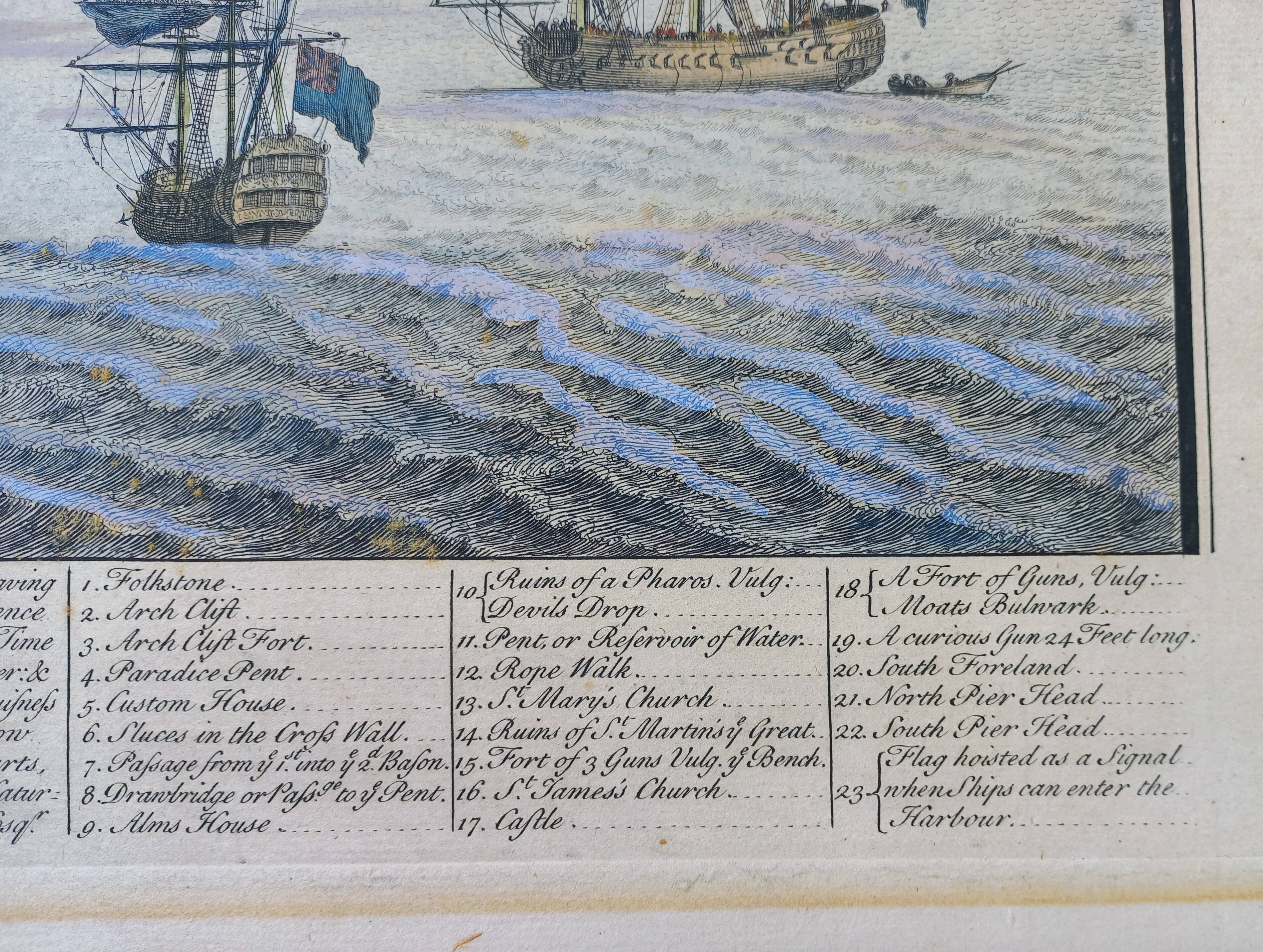1739 Buck map Dover UK
